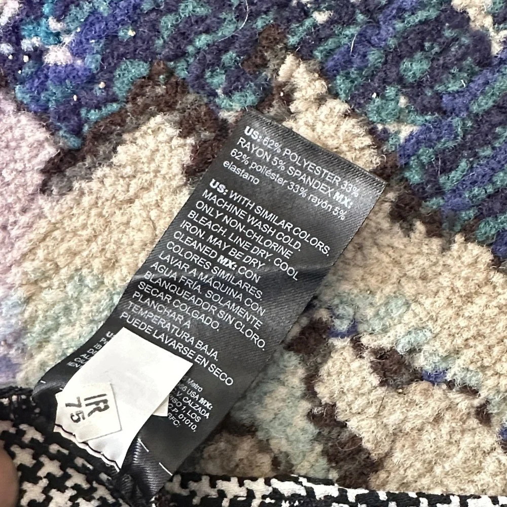 WHBM White House Black Market Houndstooth Dress Pants NWOT Sz 4 - Picture 10 of 10